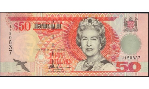 Фиджи 50 долларов 1996 года (FIJI  50 dollars 1996) P 100b: UNC