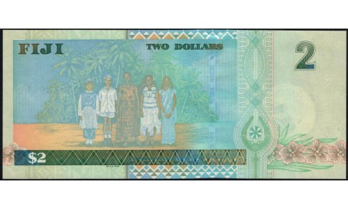 Фиджи 2 доллара 2002 года (FIJI 2 dollars 2002) P 104a : UNC