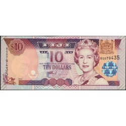 Фиджи 10 долларов 2002 года (FIJI 10 dollars 2002) P 106a : UNC