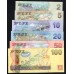 Фиджи комплект из 6 бон от 2 до 100 долларов 2007-2011 годов (FIJI 2-100 dollars 2007-2011, 6 pieces) P 109-114a : UNC