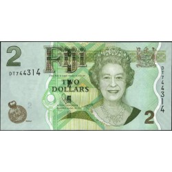 Фиджи 2 доллара 2007-2011 годов (FIJI  2 dollars 2007-2011) P 109b: UNC