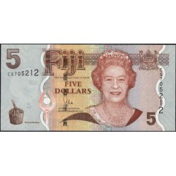 Фиджи 5 долларов 2007-2011 годов (FIJI  5 dollars 2007-2011) P 110b: UNC