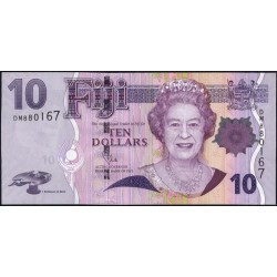 Фиджи 10 долларов 2007-2011 годов (FIJI  10 dollars 2007-2011) P 111b: UNC