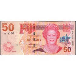 Фиджи 50 долларов 2007-2011 годов (FIJI 50 dollars 2007-2011) P 113a : UNC