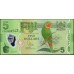 Фиджи 5 долларов 2013 года, полимер пластик (FIJI 5 dollars 2013, Polymer plastic) P 115a: UNC