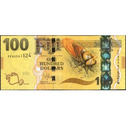 Фиджи 100 долларов 2013 года (FIJI 100 dollars 2013) P 119(1) : UNC