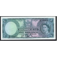Фиджи 5 шиллингов 1962 года (FIJI  5 Shillings 1962) P 51c: UNC