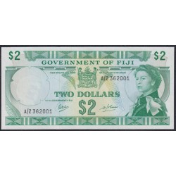 Фиджи 2 долларa 1974 года, Редкость (FIJI 2 dollars 1974) P 60a: UNC