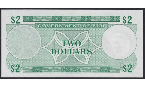 Фиджи 2 долларa 1974 года, Редкость (FIJI 2 dollars 1974) P 60a: UNC