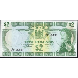 Фиджи 2 долларa 1974 года (FIJI 2 dollars 1974) P 72b: UNC