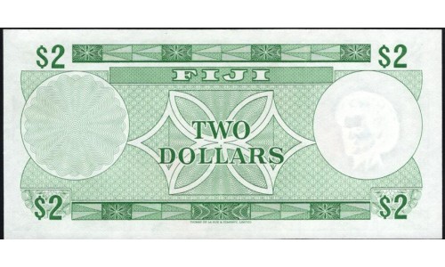 Фиджи 2 долларa 1974 года (FIJI 2 dollars 1974) P 72b: UNC