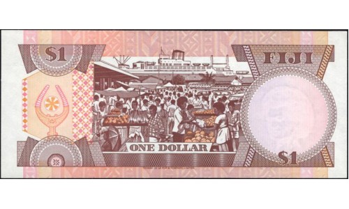 Фиджи 1 доллар 1980 года (FIJI  1 dollar 1980) P 76: UNC