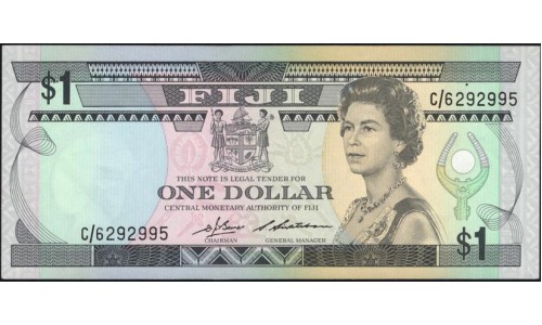 Фиджи 1 доллар 1983 года (FIJI 1 dollar 1983) P 81a : UNC