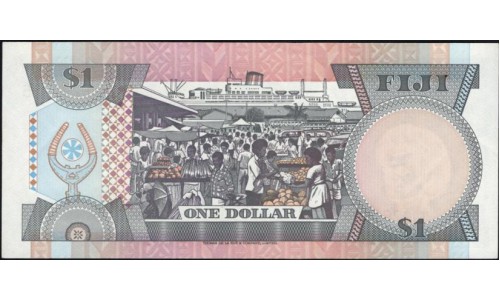 Фиджи 1 доллар 1983 года (FIJI 1 dollar 1983) P 81a : UNC
