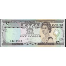 Фиджи 1 доллар 1987 года (FIJI 1 dollar 1987) P 86a: UNC