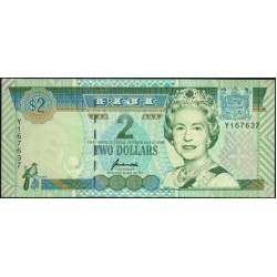 Фиджи 2 доллара 1996 года (FIJI 2 dollars 1996) P 96a: UNC