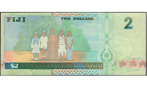 Фиджи 2 доллара 1996 года (FIJI 2 dollars 1996) P 96b: UNC