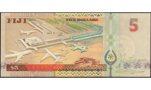 Фиджи 5 долларов 1995 года (FIJI  5 dollars 1995) P 97: UNC