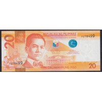 Филиппины 20 песо 2010 год (Philippines 20 piso 2010 year) P 206a(1): UNC
