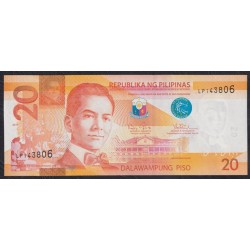 Филиппины 20 песо 2014 год (Philippines 20 piso 2014) P 206a(4): UNC