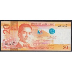 Филиппины 20 песо 2020 год (Philippines 20 piso 2020) P 206b(5): UNC