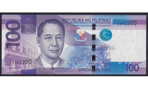 Филиппины 100 песо 2010 год (Philippines 100 piso 2010) P 208a(1): UNC