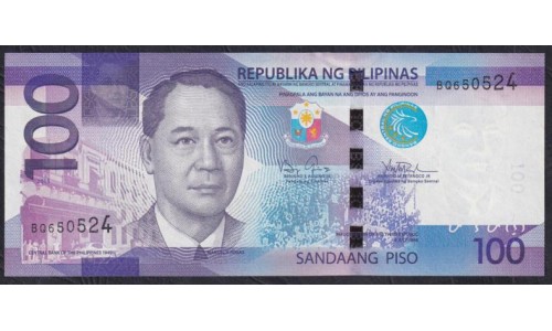 Филиппины 100 песо 2010 год (Philippines 100 piso 2010 year) P 208a(1-1): UNC