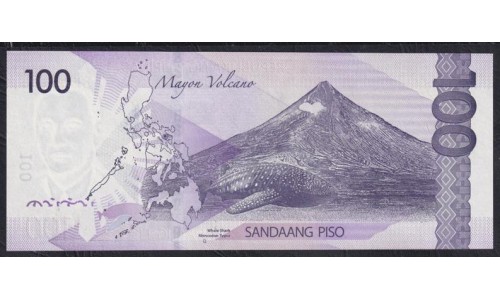 Филиппины 100 песо 2015A год (Philippines 100 piso 2015A) P 222a: UNC