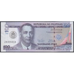 Филиппины 100 песо 2012 год, 100 лет Большой Масонской Ложи (Philippines 100 piso 2012) P 213A: UNC