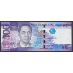 Филиппины 100 песо 2015 год (Philippines 100 piso 2015) P 208a: UNC
