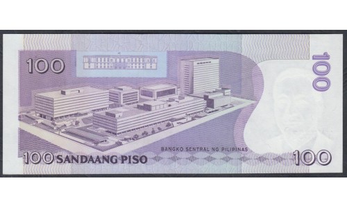 Филиппины 100 писо б\д (1987-1994 год) (Philippines 100 piso ND (1987-1994)) P 172d: UNC