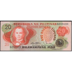 Филиппины 20 песо б\д (1978 год) (Philippines 20 piso ND (1978 year)) P 162b : Unc
