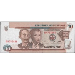 Филиппины 10 песо 1998 год (Philippines 10 piso 1998 year) P 187d : Unc