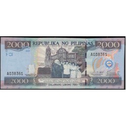 Филиппины 2000 песо 2001 год (Philippines 2000 piso 2001 year) P 189c : Unc