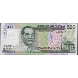 Филиппины 200 песо 2002 год (Philippines 200 piso 2002 year) P 195a : Unc