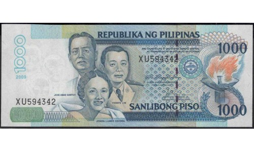 Филиппины 1000 песо 2011 год (Philippines 1000 piso 2011 year) P 197d : Unc