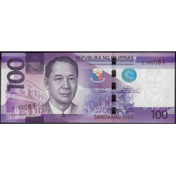 Филиппины 100 песо 2015A год (Philippines 100 piso 2015A) P 222a: UNC