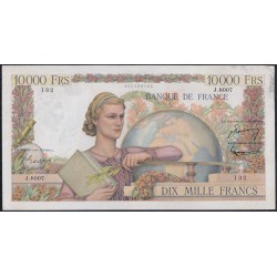 Франция  10000 Франков  3-3-1953 года (France 10000 Francs  3-3-1953) P 132d: XF