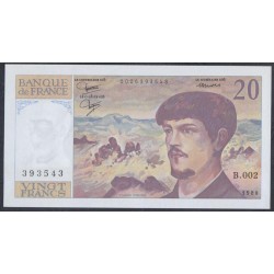 Франция  20 Франков 1980 года (France 20 Francs  1980) P 151a: UNC