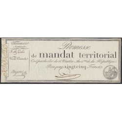 Франция территориальный мандат на 25 Франков 1796 года (France 25 Francs 1796) PA83a: XF/aUNC