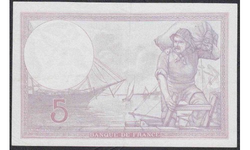 Франция  5 Франков 1940 года (France 5 Francs 1940) P 83: XF