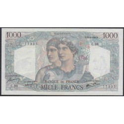 Франция  1000 Франков  23-8-1945 года (France 1000 Francs  23-8-1945) P 130a: aUNC/UNC