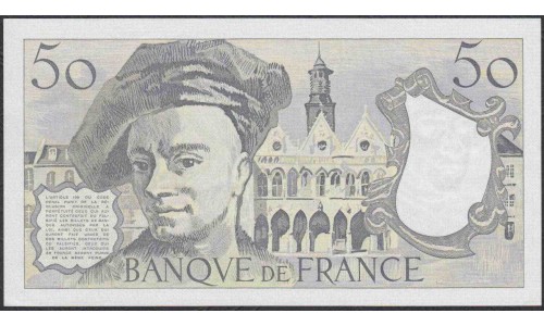 Франция  50 Франков 1981 года (France 50 Francs  1981) P 152b: aUNC