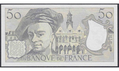 Франция  50 Франков 1990 года (France 50 Francs  1990) P 152e: aUNC