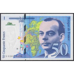 Франция  50 Франков 1994 года (France 50 Francs  1994) P 157Aa:  UNC