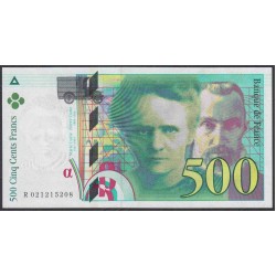 Франция  500 Франков 1994 года (France 500 Francs  1994) P 160a:  UNC