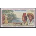 Французские Антильские Острова 50 франков 1964 год, РАРИТЕТ (FRENCH Antilles, Republique Francaise 50 Francs 1964)  P 9b: aUNC/UNC. Есть еле заметный след от скрепки.