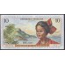 Французские Антильские Острова, Гайана 10 франков 1964 год (FRENCH Antilles Guiana 10 Francs 1964)  P 8: XF