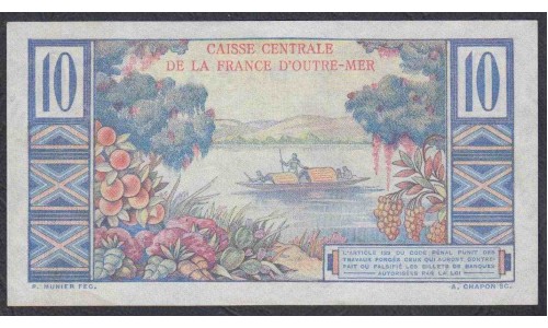 Французская Экваториальная Африка 10 франков 1947 год (French Equatorial Africa 10 francs 1947) P 21: UNC--