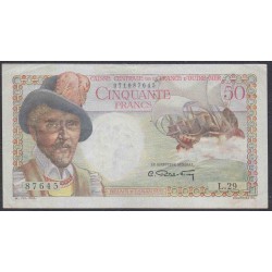 Французская Экваториальная Африка 50 франков 1947 год (French Equatorial Africa 50 francs 1947) P 23: XF/aUNC
